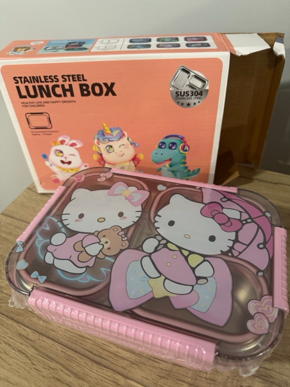 Hello Kitty Bento Stainless Steel Lunch Box